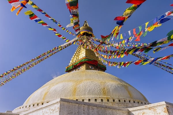 Voyage organisé en petit groupe - Bodnath - Népal - Agence de voyage Les Routes du Monde